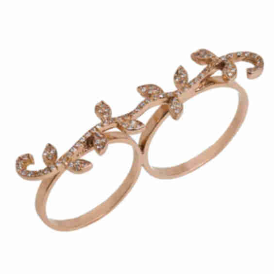 Vine Knuckle Ring