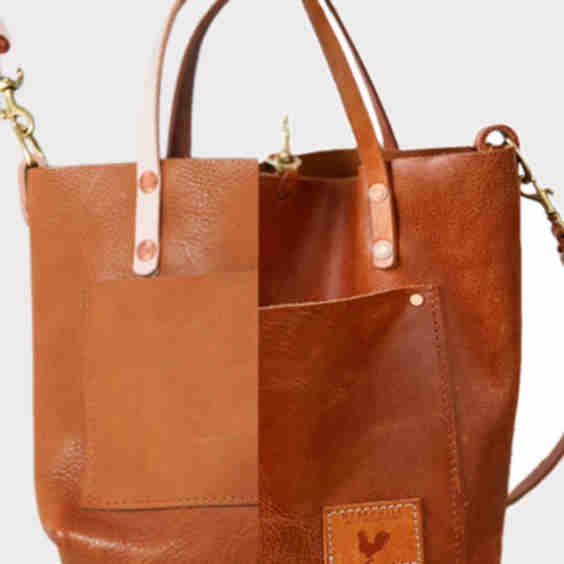 Saddle Leather Envelope Clutch and Crossbody