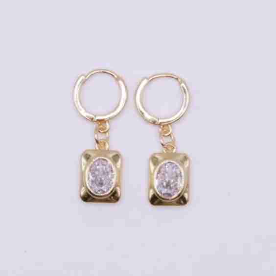 The Portrait Huggie Earrings