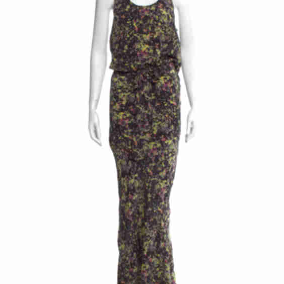 Silk Long Dress