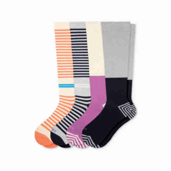CloudCotton Compression Socks (4‑Pack)