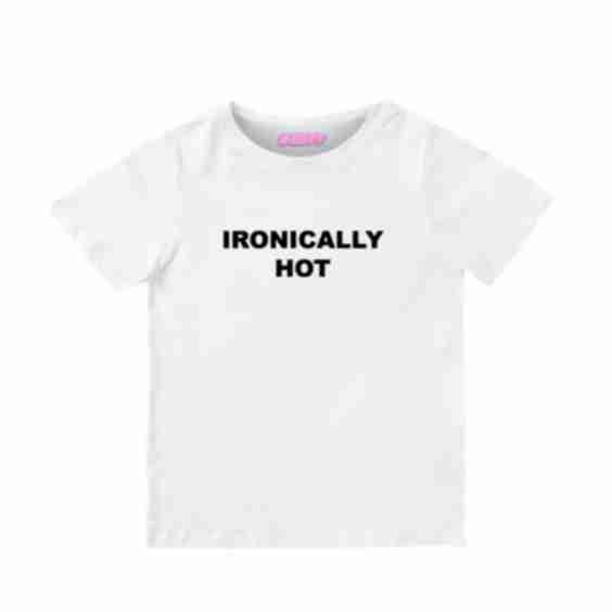 Ironically Hot Baby Tee