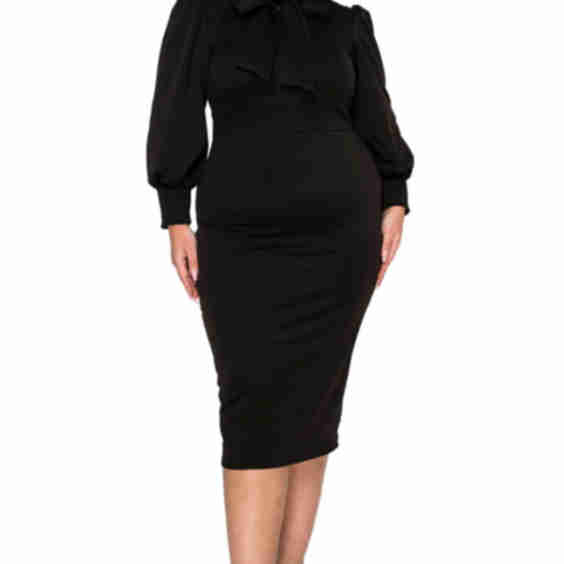 Anastasia Tie Neck Dress