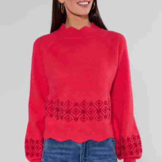 Candace Embroidered Sweater