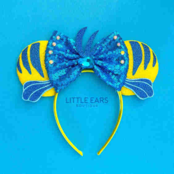 Flounder Mickey Ears Headband