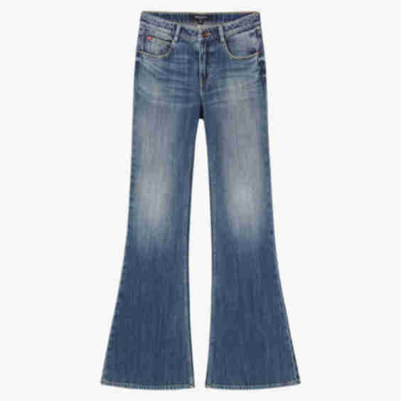 Distressed Flared Jeans