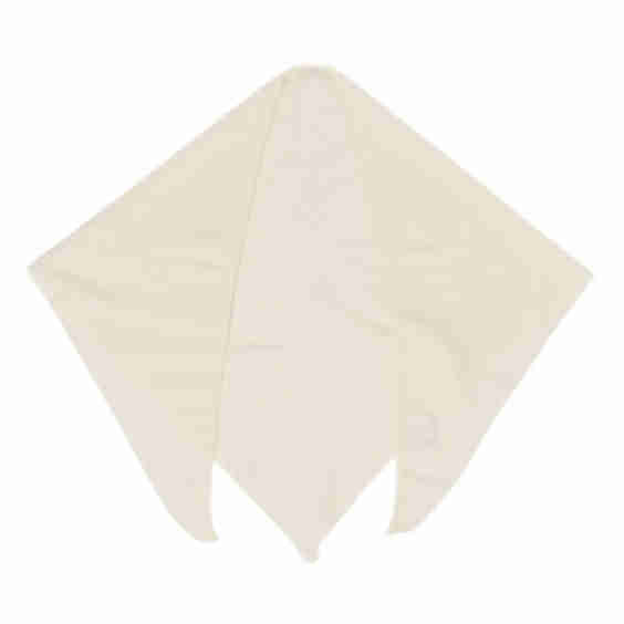 Aman Fine-Knit Triangle Scarf