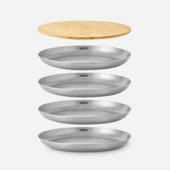 Stainless Steel Plate Set