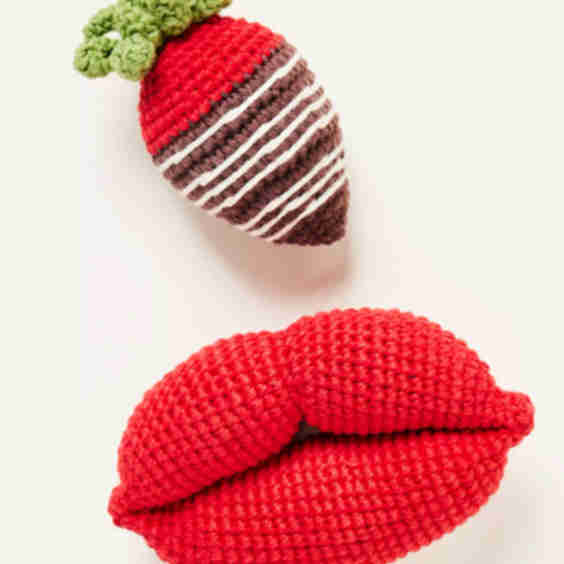 Hand-Knit and Crochet Dog Toy Set
