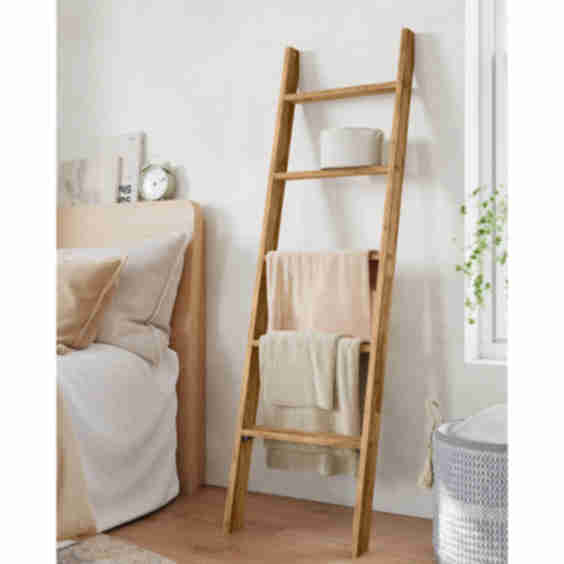 Blanket Ladder Decorative Farmhouse for The Living Room