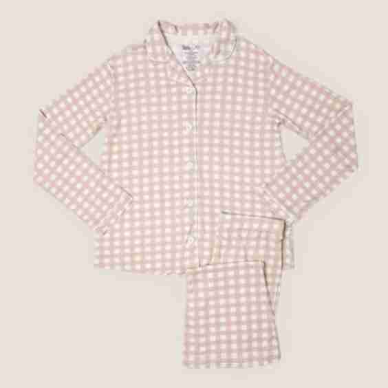 Dream Big Little x Amanda Stanton Fogel Charlie's Checks Dream Flare Pajama Set