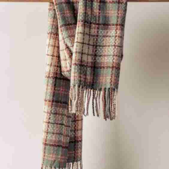 Soft Season Plaid Scarf
