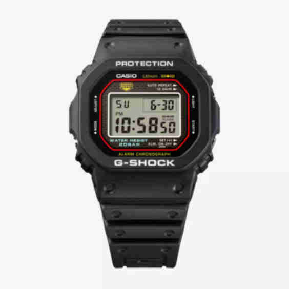 Dw 5000 R 1 Aer Stainless Steel And Resin Quartz Watch