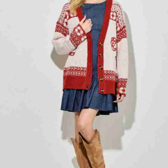 Cowgirl Printed Sweater