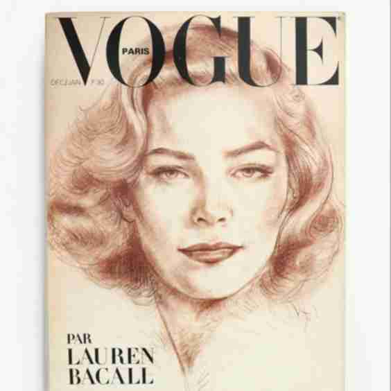 December Issue 1978 Lauren Bacall Newton