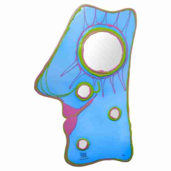 Look At Me Mirror L Light Blue Lime Mauve