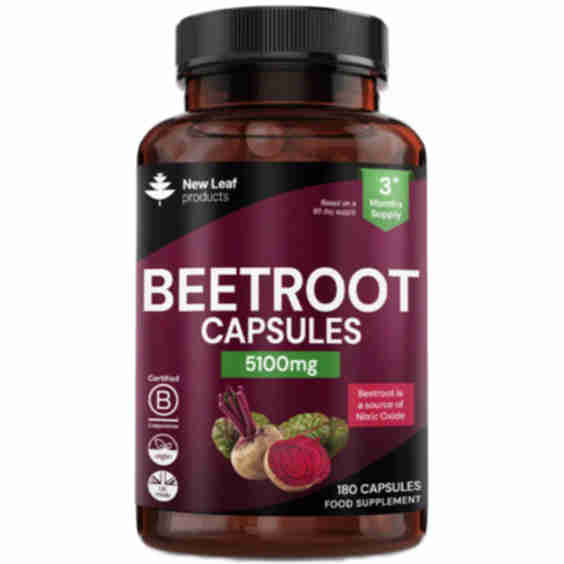 Beetroot Capsules with Black Pepper Supplement
