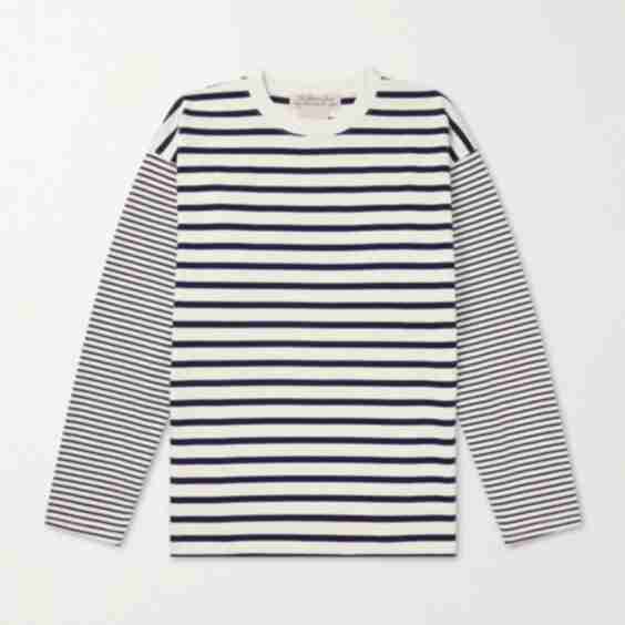 Striped Cotton-Jersey T-Shirt
