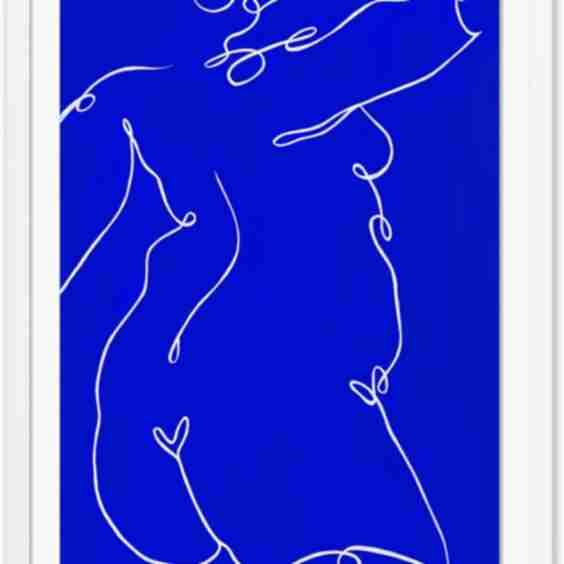 Blue Dancer III Art