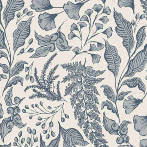 Forest Floor Botanical Wallpaper