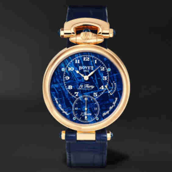 19Thirty Hand-Wound 42mm 18-Karat , Meteorite and Alligator Watch, Ref. No. NTR0099