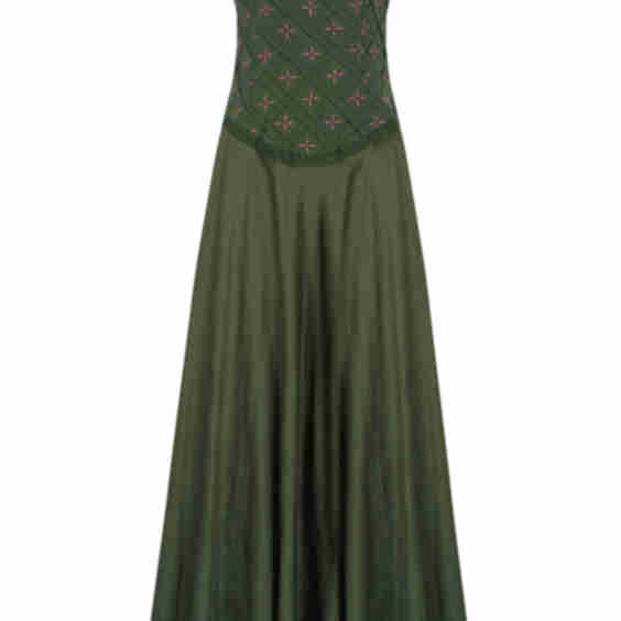 Ysm Sal Cotton Embroidered Maxi Dress