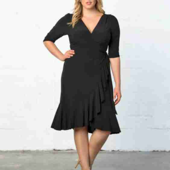 Whimsy Wrap Dress Plus Size