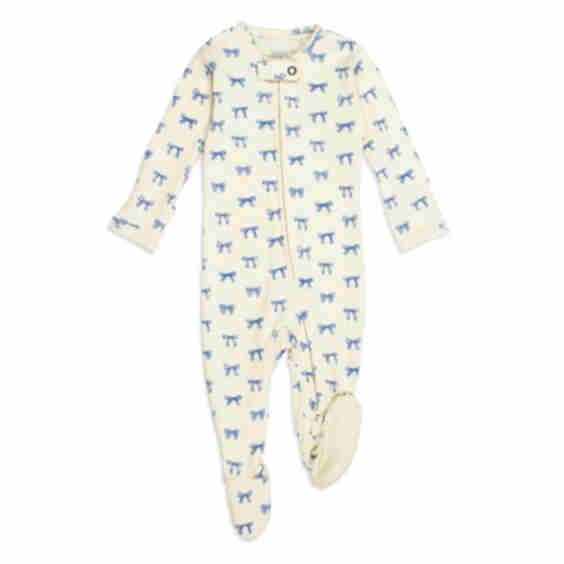 Organic Zipper Footie