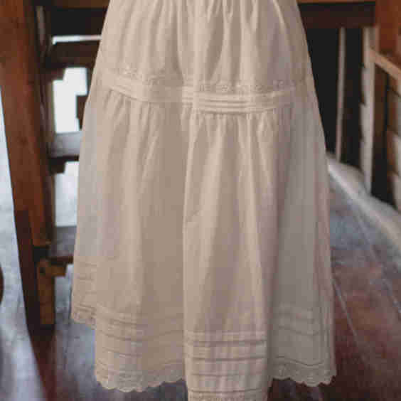 Clover Broderie Maxi Skirt