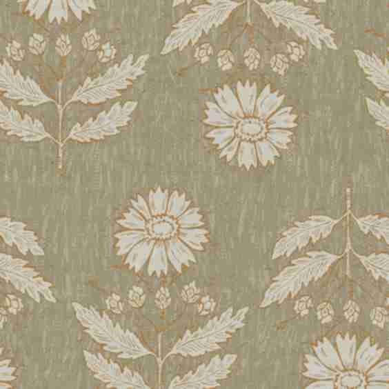 Antique Floral Rows Wallpaper