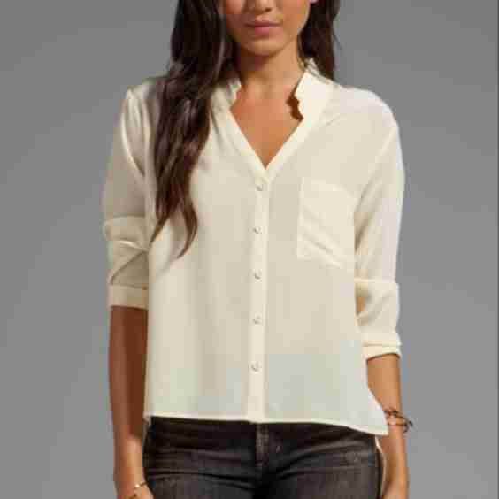 Silk Hi Low Blouse