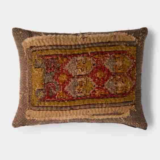 19th-Century Victorian Neo-Gothic Needlepoint Wool and Cotton