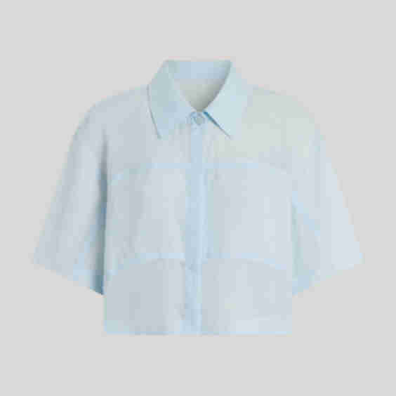 Aire Ramie Crop Shirt