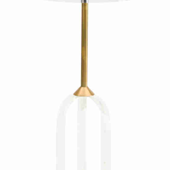 22.5in Acrylic Luxury Solid Accent Table