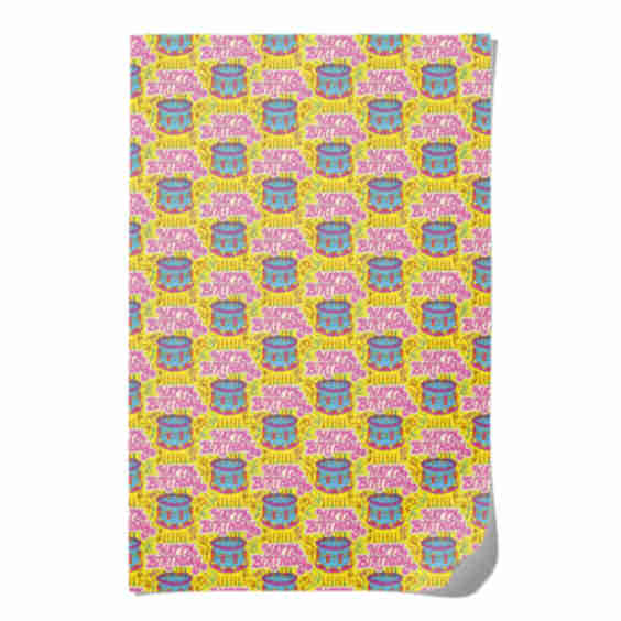 Cake and Confetti Wrapping Paper
