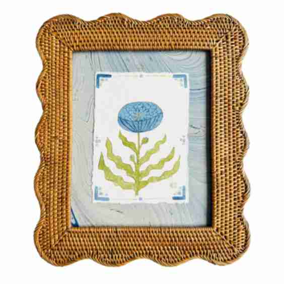 Rattan Floral I Frame