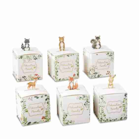 Woodland Baby Favor Box (Set of 24)