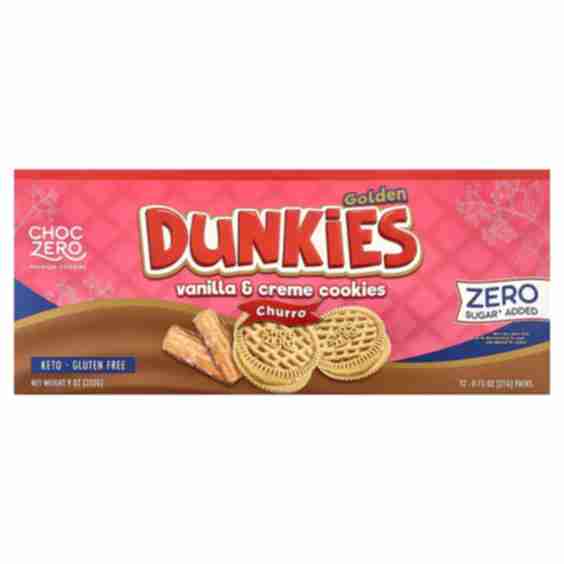 Golden Dunkies, Vanilla & Creme Cookies, Churro