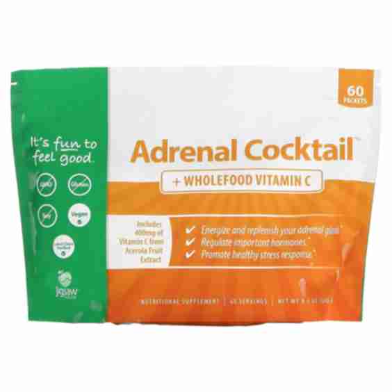 Adrenal Cocktail + Wholefood Vitamin C, 60 Packets
