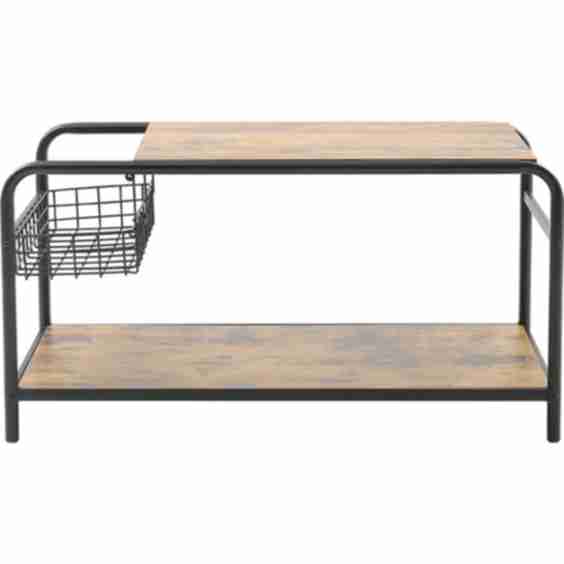 Rustic Coffee Tables with Storage Industrial Wooden Living Room Tables