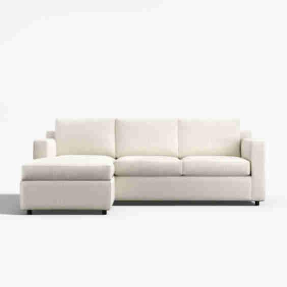 Reversible Storage Chaise Lounge Queen Sleeper Sectional Sofa
