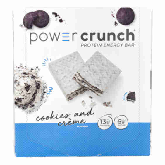 Protein Energy Bar, Cookies and Crème, 12 Bars