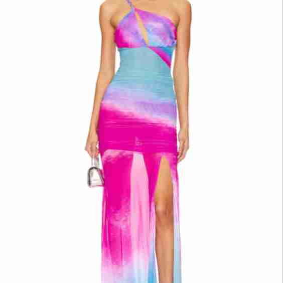 Cloud One Shoulder Maxi Dress
