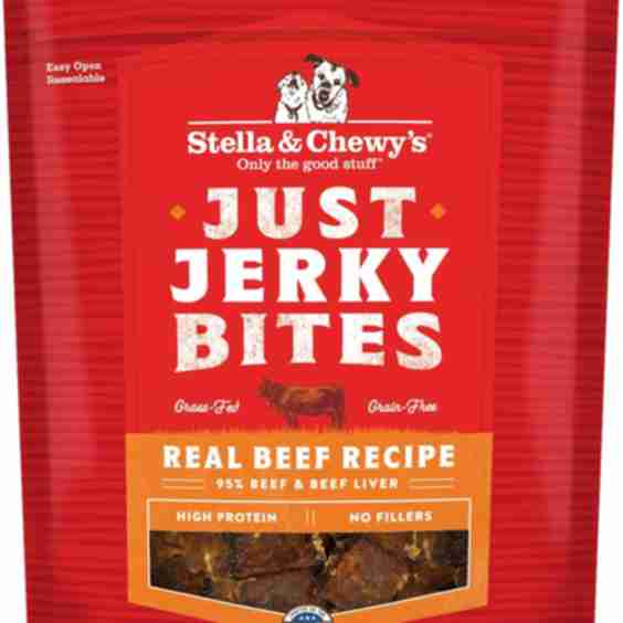 Just Jerky Bites Real Beef Recipe Dog Treats
