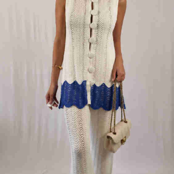 Colorblock Knit Set