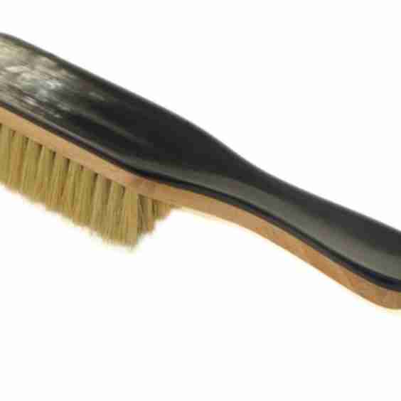 Cow Horn Handled Clothes Brush