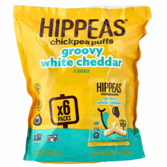 Groovy White Cheddar Chickpea Puffs