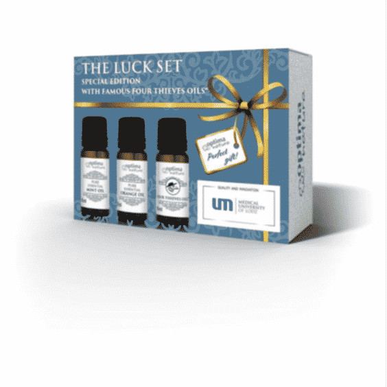  Luck Set Aromatherapy-Four Thieves Oils, Mint, Orange