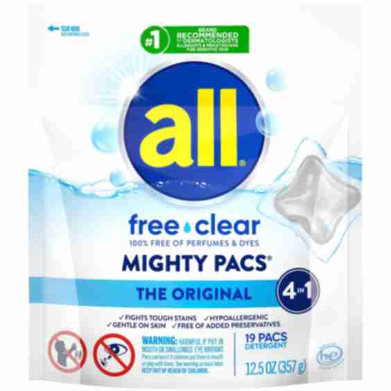 Free Clear Mighty Pacs Laundry Detergent