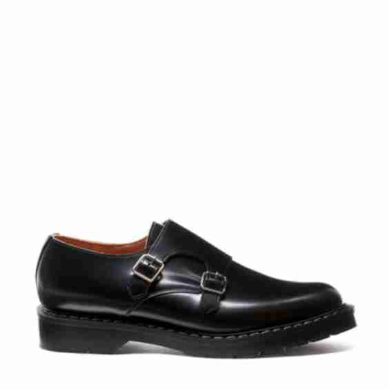 Hi-Shine Double Buckle Monk Shoe